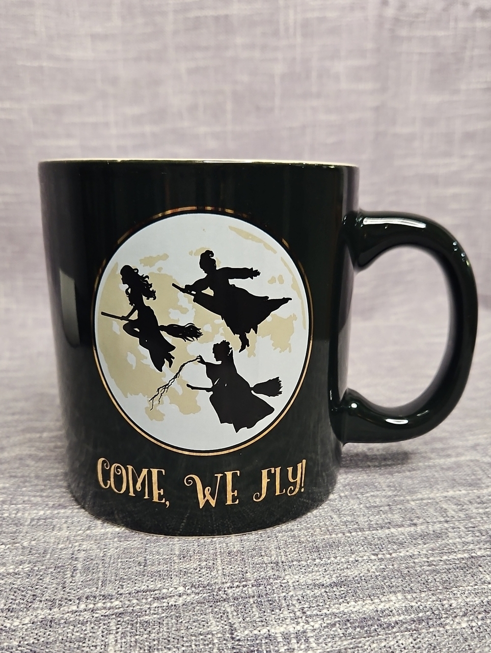 Disney Hocus Pocus Come We Fly Large Coffee Mug Spirit Halloween 22oz